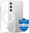 Mobilize Doorzichtig Hoesje geschikt voor Samsung Galaxy S24 MagSafe Telefoonhoesje Hardcase | Mobilize Naked Protection Backcover Shockproof | Geschikt voor MagSafe | Geschikt voor Draadloos Opladen met Magnetische Ring | MagSafe Case - Transparant
