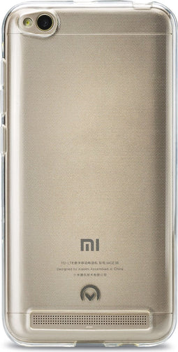 Mobilize Doorzichtig Hoesje geschikt voor Xiaomi Redmi 5A Telefoonhoesje Flexibel TPU | Mobilize Gelly Backcover | Doorzichtig Telefoonhoesje Redmi 5A | Redmi 5A Case | Back Cover - Transparant