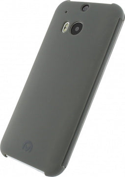 Mobilize Dot View Flip Case - Grijs - voor HTC One M8