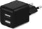 Mobilize Dual USB Oplader 24W - Zwart