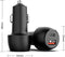 Mobilize Dual USB / USB-C Autolader Power Delivery 38W - Zwart