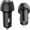 Mobilize Dual USB / USB-C Autolader Power Delivery 38W - Zwart