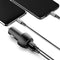 Mobilize Dual USB / USB-C Autolader Power Delivery 38W - Zwart
