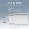 Mobilize Dual USB / USB-C Oplader Power Delivery 20W - Wit