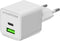 Mobilize Dual USB / USB-C Oplader Power Delivery 30W - Wit