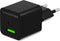 Mobilize Dual USB / USB-C Oplader Power Delivery 30W - Zwart