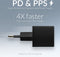 Mobilize Dual USB / USB-C Oplader Power Delivery 30W - Zwart