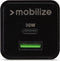 Mobilize Dual USB / USB-C Oplader Power Delivery 30W - Zwart