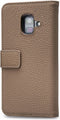 Mobilize Elite Gelly Bookcase Hoesje - Geschikt voor Samsung Galaxy A6 (2018) - Gsm case - Taupe