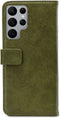 Mobilize Elite Gelly Bookcase Hoesje - Geschikt voor Samsung Galaxy S22 Ultra - Gsm case - Groen