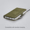 Mobilize Elite Gelly Bookcase Hoesje - Geschikt voor Samsung Galaxy S22 Ultra - Gsm case - Groen