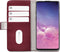 Mobilize Elite Gelly Telefoonhoesje geschikt voor Samsung Galaxy S10 Hoesje Bookcase - Bordeaux Rood
