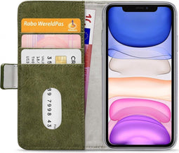Mobilize Elite Gelly Wallet Apple iPhone 11 Hoesje Book Case Groen