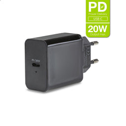 Mobilize Fast Travel Charger 20W USB-C Power Delivery Oplader Zwart