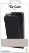 Mobilize Flipcase (omlaag) hoesje geschikt voor Samsung Galaxy A22 4G - Effen Zwart - Kunstleer