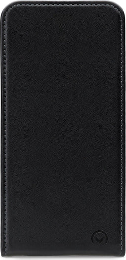 Mobilize Flipcase (omlaag) hoesje geschikt voor Samsung Galaxy A22 5G - Effen Zwart - Kunstleer