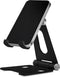 Mobilize Foldable Telefoon Standaard Zwart Verstelbaar