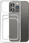 Mobilize Gelly Card Doorzichtig Telefoonhoesje geschikt voor Apple iPhone 13 Pro Hoesje Flexibel TPU Backcover met Pasjeshouder - Transparant