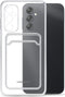 Mobilize Gelly Card Doorzichtig Telefoonhoesje geschikt voor Samsung Galaxy A14 Hoesje Flexibel TPU Backcover met Pasjeshouder - Transparant