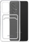 Mobilize Gelly Card Doorzichtig Telefoonhoesje geschikt voor Samsung Galaxy A53 Hoesje Flexibel TPU Backcover met Pasjeshouder - Transparant