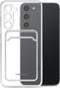 Mobilize Gelly Card Doorzichtig Telefoonhoesje geschikt voor Samsung Galaxy S23 Plus Hoesje Flexibel TPU Backcover met Pasjeshouder - Transparant