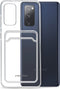 Mobilize Gelly Card Doorzichtig Telefoonhoesje geschikt voor Samsung Galaxy S20 FE Hoesje Flexibel TPU Backcover met Pasjeshouder - Transparant