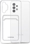 Mobilize Gelly Card Doorzichtig Telefoonhoesje geschikt voor Samsung Galaxy A32 5G Hoesje Flexibel TPU Backcover met Pasjeshouder - Transparant