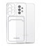 Mobilize Gelly Card Doorzichtig Telefoonhoesje geschikt voor Samsung Galaxy A32 4G Hoesje Flexibel TPU Backcover met Pasjeshouder - Transparant