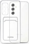 Mobilize Gelly Card Doorzichtig Telefoonhoesje geschikt voor Samsung Galaxy A54 Hoesje Flexibel TPU Backcover met Pasjeshouder - Transparant