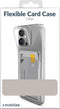 Mobilize Gelly Card Doorzichtig Telefoonhoesje geschikt voor Samsung Galaxy S23 Hoesje Flexibel TPU Backcover met Pasjeshouder - Transparant