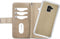 Mobilize Gelly Wallet Zipper Galaxy J6 (2018) Hoesje Latte