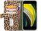 Mobilize - Geschikt voor 2in1 Magnet Zipper Case Apple iPhone SE (2022) / SE (2020) / 8 / 7 Olive/Leopard