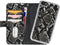 Mobilize - Geschikt voor 2in1 Magnet Zipper Case Apple iPhone SE (2022) / SE (2020) / 8 / 7 Black/Snake