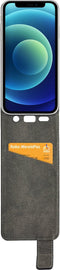 Mobilize - Geschikt voor - iPhone 12 mini Hoesje - Classic Gelly Flip Case Zwart