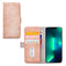 Mobilize - Geschikt voor - iPhone 13 Pro Max Hoesje - Elite Gelly Wallet Book Case Licht Roze