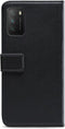 Mobilize - Geschikt voor - Poco M3 Hoesje - Elite Gelly Wallet Book Case Zwart