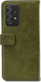 Mobilize - Geschikt voor - Samsung Galaxy A52 Hoesje - Elite Gelly Wallet Book Case Groen