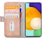Mobilize - Geschikt voor - Samsung Galaxy A52 Hoesje - Elite Gelly Wallet Book Case Licht Roze