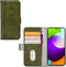 Mobilize - Geschikt voor - Samsung Galaxy A52 Hoesje - Elite Gelly Wallet Book Case Groen