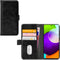 Mobilize - Geschikt voor - Samsung Galaxy A52 Hoesje - Elite Gelly Wallet Book Case Zwart
