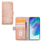 Mobilize - Geschikt voor - Samsung Galaxy A52 Hoesje - Elite Gelly Wallet Book Case Licht Roze