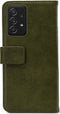 Mobilize - Geschikt voor - Samsung Galaxy A52 Hoesje - Elite Gelly Wallet Book Case Groen