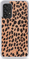 Mobilize - Geschikt voor - Samsung Galaxy A53 Hoesje - Uitneembare Gelly Wallet Case met Pasjeshouder Luipaard Donker Groen
