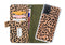 Mobilize - Geschikt voor - Samsung Galaxy A71 Hoesje - Uitneembare Gelly Wallet Case Luipaard Donker Groen