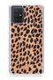 Mobilize - Geschikt voor - Samsung Galaxy A71 Hoesje - Uitneembare Gelly Wallet Case Luipaard Donker Groen