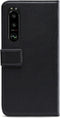 Mobilize - Geschikt voor - Sony Xperia 5 III Hoesje - Classic Gelly Wallet Book Case Zwart