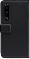 Mobilize - Geschikt voor - Sony Xperia 5 III Hoesje - Classic Gelly Wallet Book Case Zwart