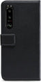 Mobilize - Geschikt voor - Sony Xperia 5 III Hoesje - Classic Gelly Wallet Book Case Zwart
