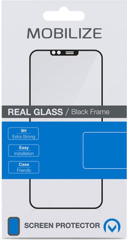 Mobilize Glass Screen Protector - Black Frame - Samsung Galaxy S23 FE 5G
