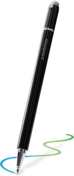 Mobilize High Sensitive 2in1 Capacitive Stylus Pen Black
